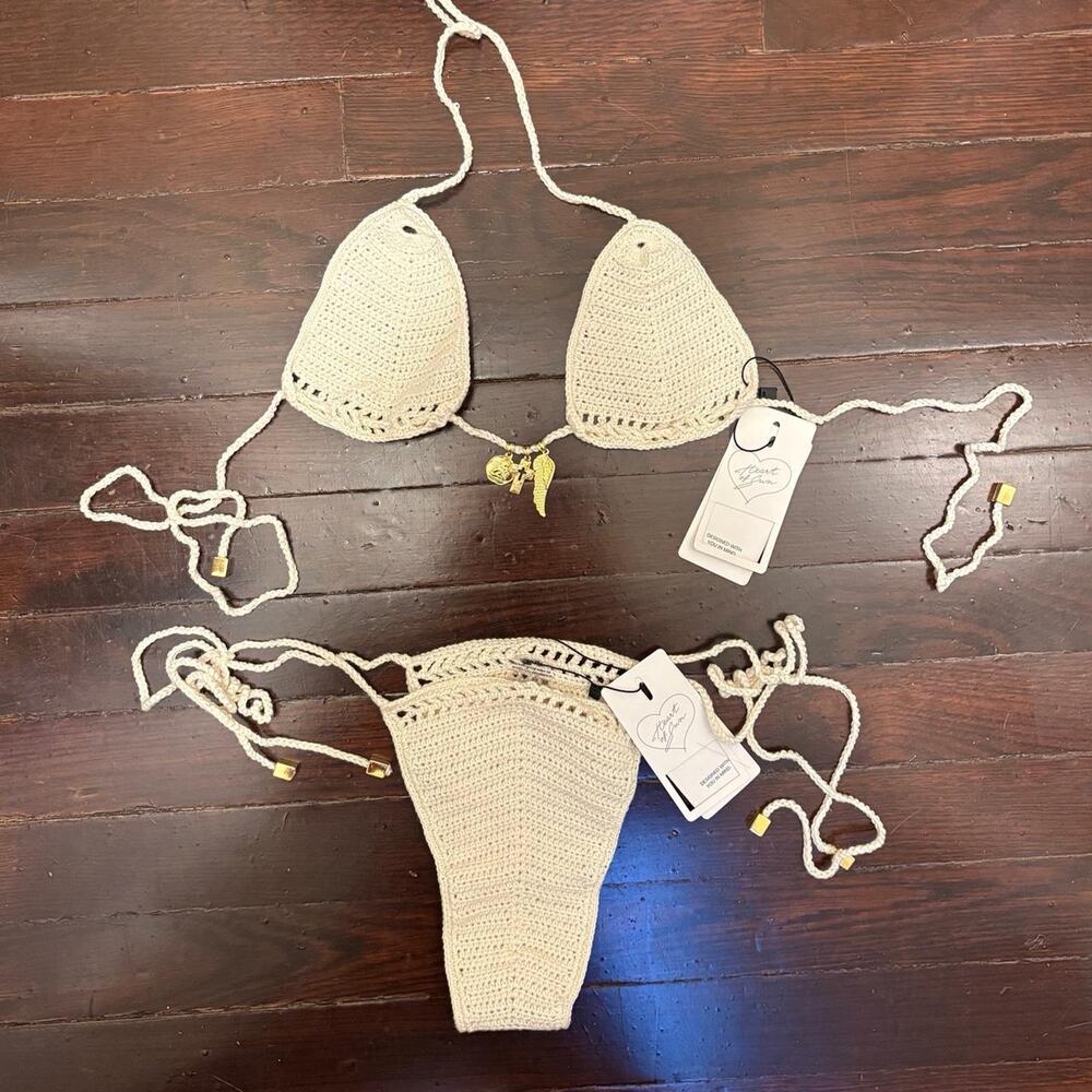 Heart of sun crotchet swimsuit